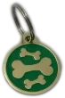 Personalized-Green-Bone-Styled-Brass-Dog-Tag-UK