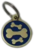 Personalized-Blue-Bone-Styled-Brass-Dog-Tag-UK