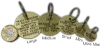 Dog Tags Brass Round