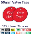 Picture of 50mm dia. Customised Traffolite Valve Tags