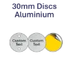 Picture of 30mm dia. Customised Aluminum Discs