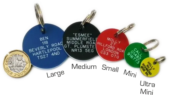 Picture of Round Plastic Pet Tags