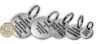 Picture of Round 2mm Thick Stainless Steel Pet Tags 