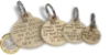 Picture of Round Brass Reinforced Dog Tag