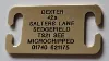 Picture of Open Ended Collar Brass Dog Tags