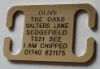 Picture of Open Ended Collar Brass Dog Tags