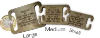 Picture of Open Ended Collar Brass Dog Tags