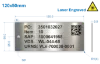 Picture of 120x50mm Laser Engraved  Stainless Steel Valve Tags