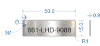 Picture of 50x15mm Laser Engraved  Stainless Steel Valve Tags 