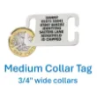 Picture of Stainless Steel Collar ID Tags