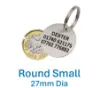 Picture of Round Stainless Steel Pet ID Tags