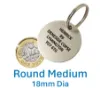 Picture of Round Stainless Steel Pet ID Tags