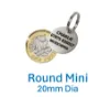 Picture of Round Stainless Steel Pet ID Tags