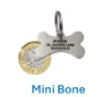 Picture of Bone Stainless Steel Pet ID Tags