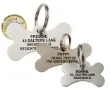 Picture of Bone Stainless Steel Pet ID Tags