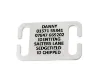 Picture of Stainless Steel Collar Dog  ID Tag (Medium)