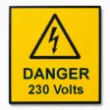Picture of Danger label 230V