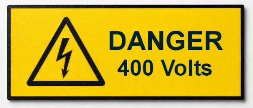 Picture of Danger label 400V