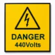 Picture of Danger label 440V