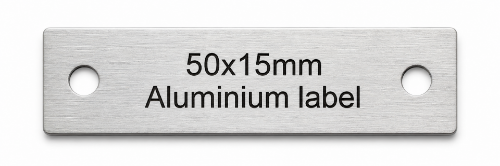 Picture of Aluminium Labels 50x15mm