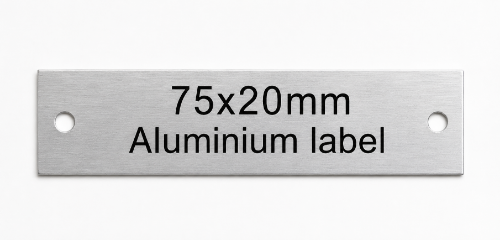Picture of Aluminium Labels 75x20mm