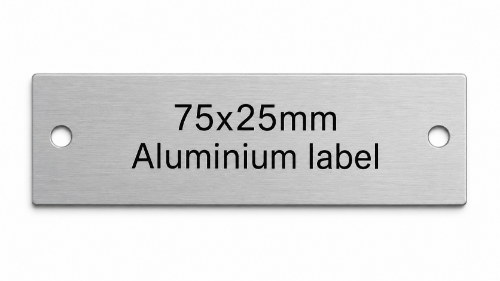 Picture of Aluminium Labels 75x25mm