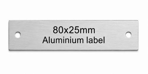 Picture of Aluminium Labels 80x25mm